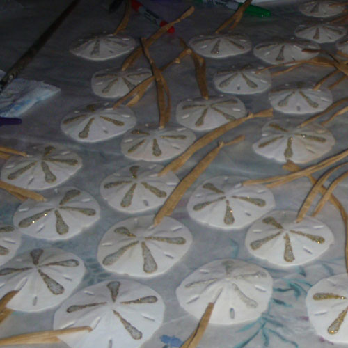 Sand Dollar Ornaments - By: Deanna Saracki